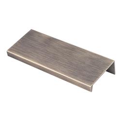 Carlisle Brass FTD302BAB Squared Edge Pull 100mm- Antique Brass (LEAD TIME: 2-3 DAYS)