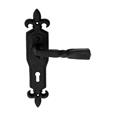 Carlisle Brass LF5113 Barley Twist Lever On Gothic Lock Backplate (LEAD TIME: 2-3 DAYS)
