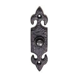 Carlisle Brass LF5534 Fleur de lys' Bell Push (LEAD TIME: 2-3 DAYS)