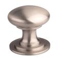 Carlisle Brass M47BSSE Victorian Cupboard Knob 32mm Stainless Steel Effect (LEAD TIME: 2-3 DAYS)