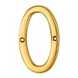Carlisle Brass N0PVD Numerals (0-9) Number 0 (LEAD TIME: 2-3 DAYS)