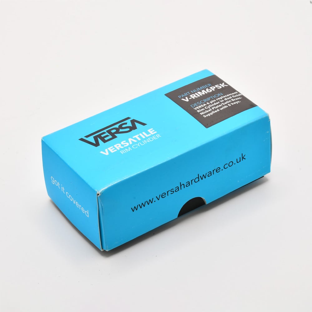 VERSA Dual Finish 6 Pin Rim Cylinder