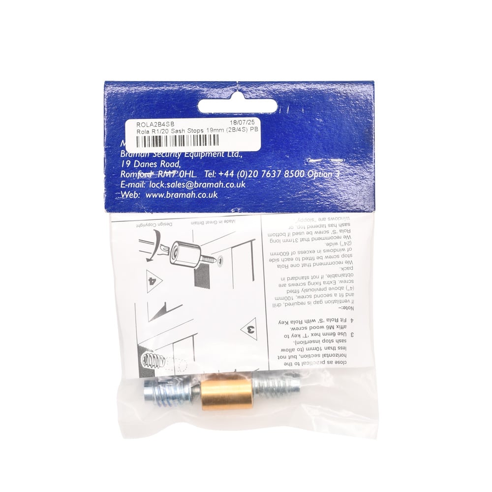 Rola Wooden Sash Window Stops
