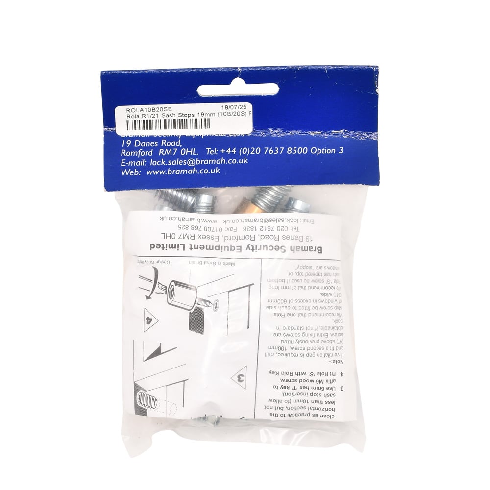 Rola Wooden Sash Window Stops