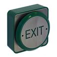 CQR AEB16 Surface Mounted Round Switch - Legend "Exit" (IP55 Rated) - Stainless Steel (LEAD TIME: 2-3 DAYS)