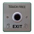 CQR AEB37 Touch Free Exit Button - 12/24V DC - Legend "Touch Free Exit"- Stainless Steel (LEAD TIME: 2-3 DAYS)