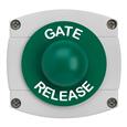 CQR AEB45 IP66 Grey/Green Surface Box With Momentary Green Dome - Legend "Gate Release" (LEAD TIME: 2-3 DAYS)
