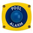 CQR AEB47 IP66 Yellow/Blue Surface Box With Momentary Blue Dome - Legend "Pool Alarm" (LEAD TIME: 2-3 DAYS)