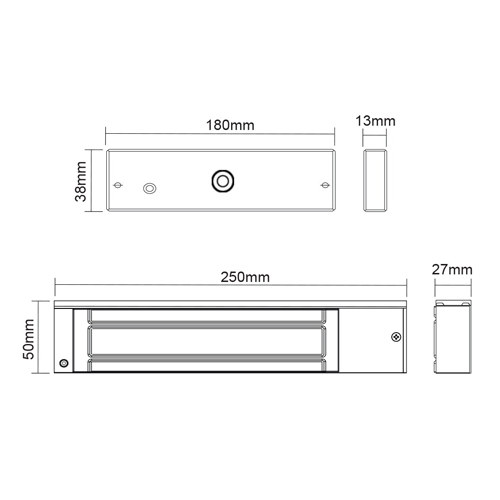 CQR AEM20001 EM | Slimline | Single | Un-Monitored (LEAD TIME: 2-3 DAYS)