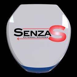 CQR BCSENZ/S/COV/W/B Senza S Cover |White with Blue Lens (LEAD TIME: 2-3 DAYS)