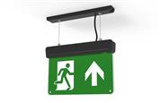 CQR BL/310/SUSKIT/BK BLACK - Suspended kit for Blade exit sign (LEAD TIME: 2-3 DAYS)