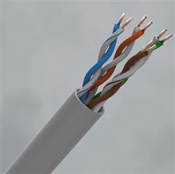 CQR CAT5eUTP/GY/PVC/100 Category Cable | Cat5e | Eca | PVC | Grey | 100 (LEAD TIME: 2-3 DAYS)