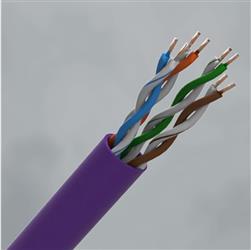 CQR CAT5eUTP/PU/HF/305 Category Cable | Cat5e | Eca | LSZH | Purple | 305 (LEAD TIME: 2-3 DAYS)