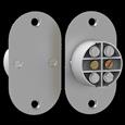 CQR FC509/MT/2 FC509 Metal Plate | Flush Contact | Grade 1 | Steel / White | Non-resistored (LEAD TIME: 2-3 DAYS)