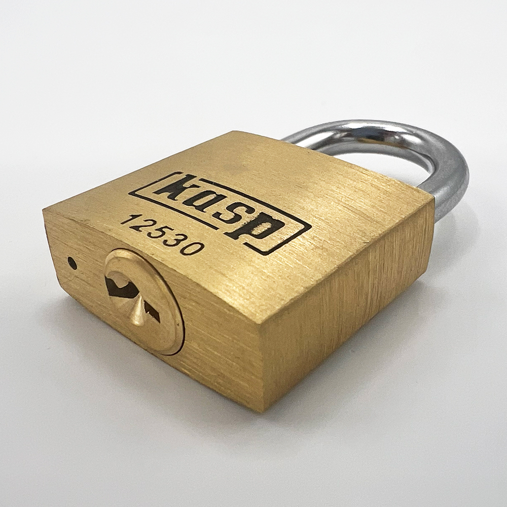 Kasp 125 Series 30mm Open Shackle Brass Padlock