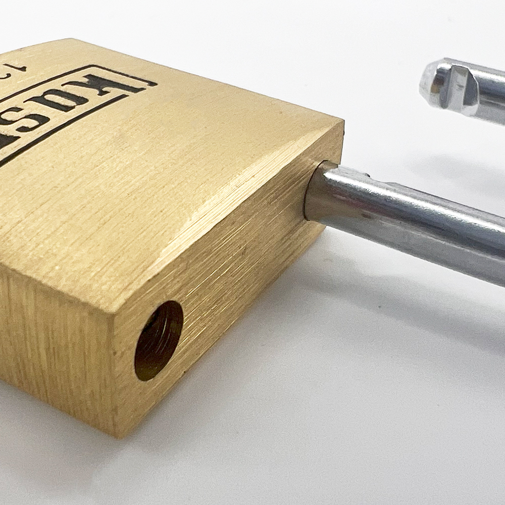 Kasp 125 Series 30mm Open Shackle Brass Padlock