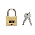 Kasp 125 Series 40mm Open Shackle Brass Padlock