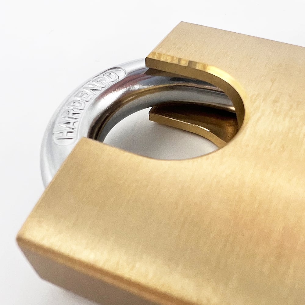 Kasp 125 series 50mm Closed Shackle Brass Padlock