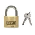 Kasp 125 series 60mm Open Shackle Brass padlock