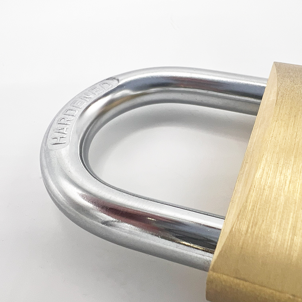 Kasp 125 series 60mm Open Shackle Brass padlock
