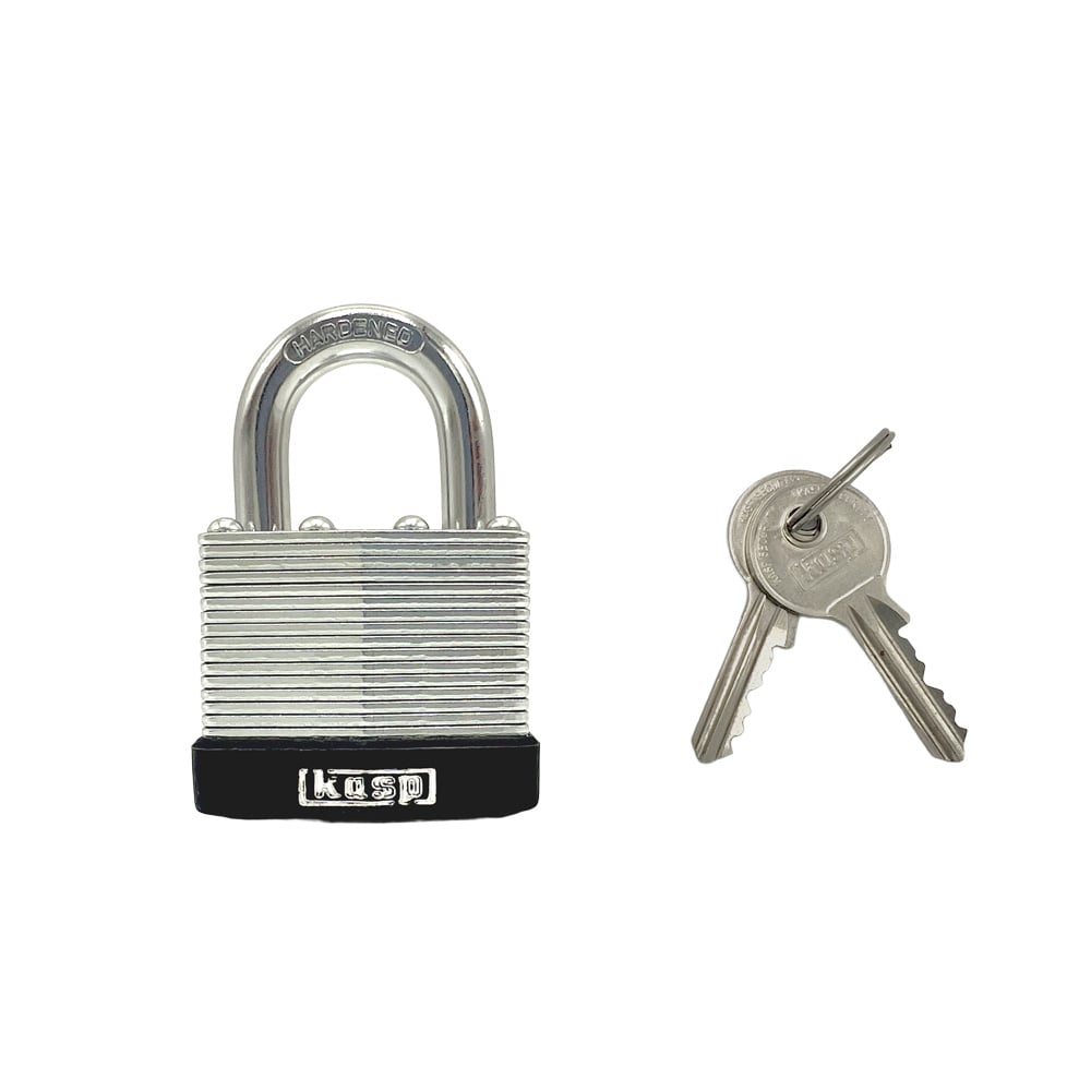 Kasp 130 40mm Open Shackle Laminated Steel Padlock