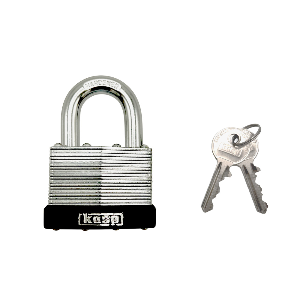 Kasp 130 50mm Open Shackle Laminated Steel Padlock