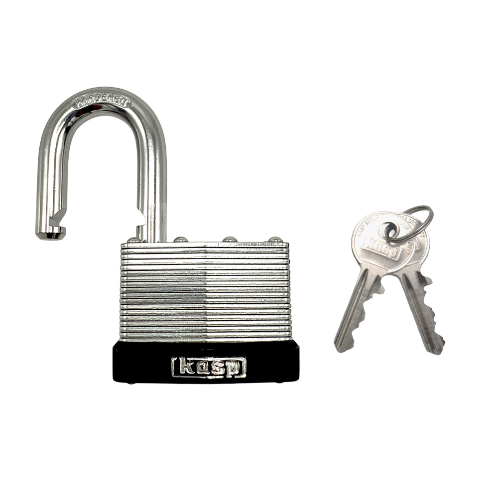 Kasp 130 50mm Open Shackle Laminated Steel Padlock
