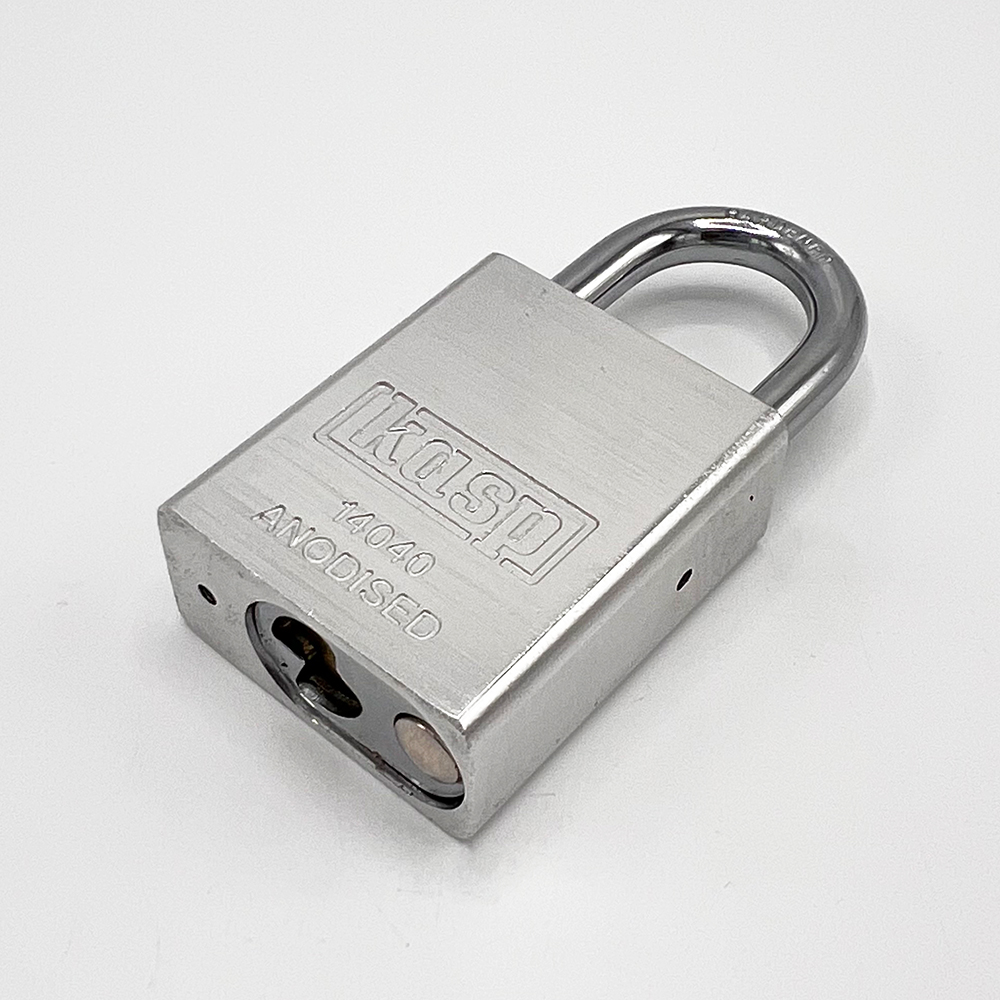 Kasp 140 40mm Open Shackle Solid Aluminium Padlock