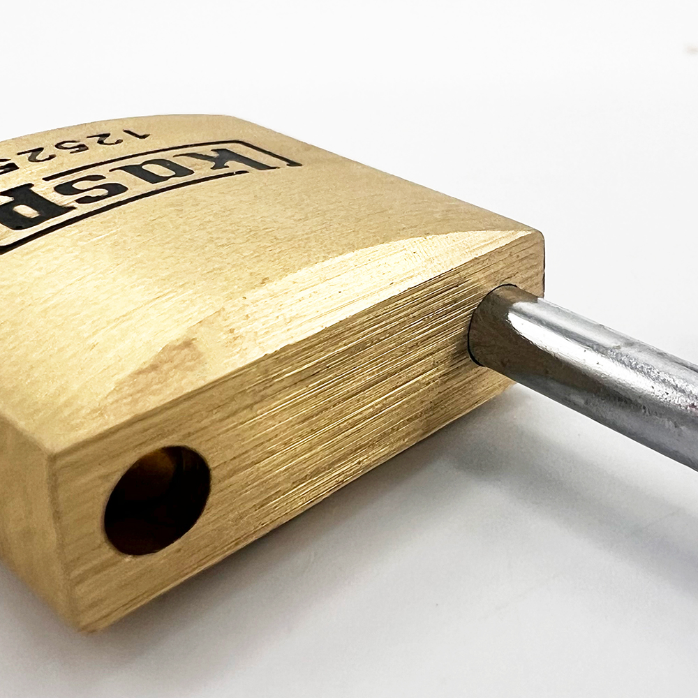 Kasp 125 Series 25mm Open Shackle Brass Padlock