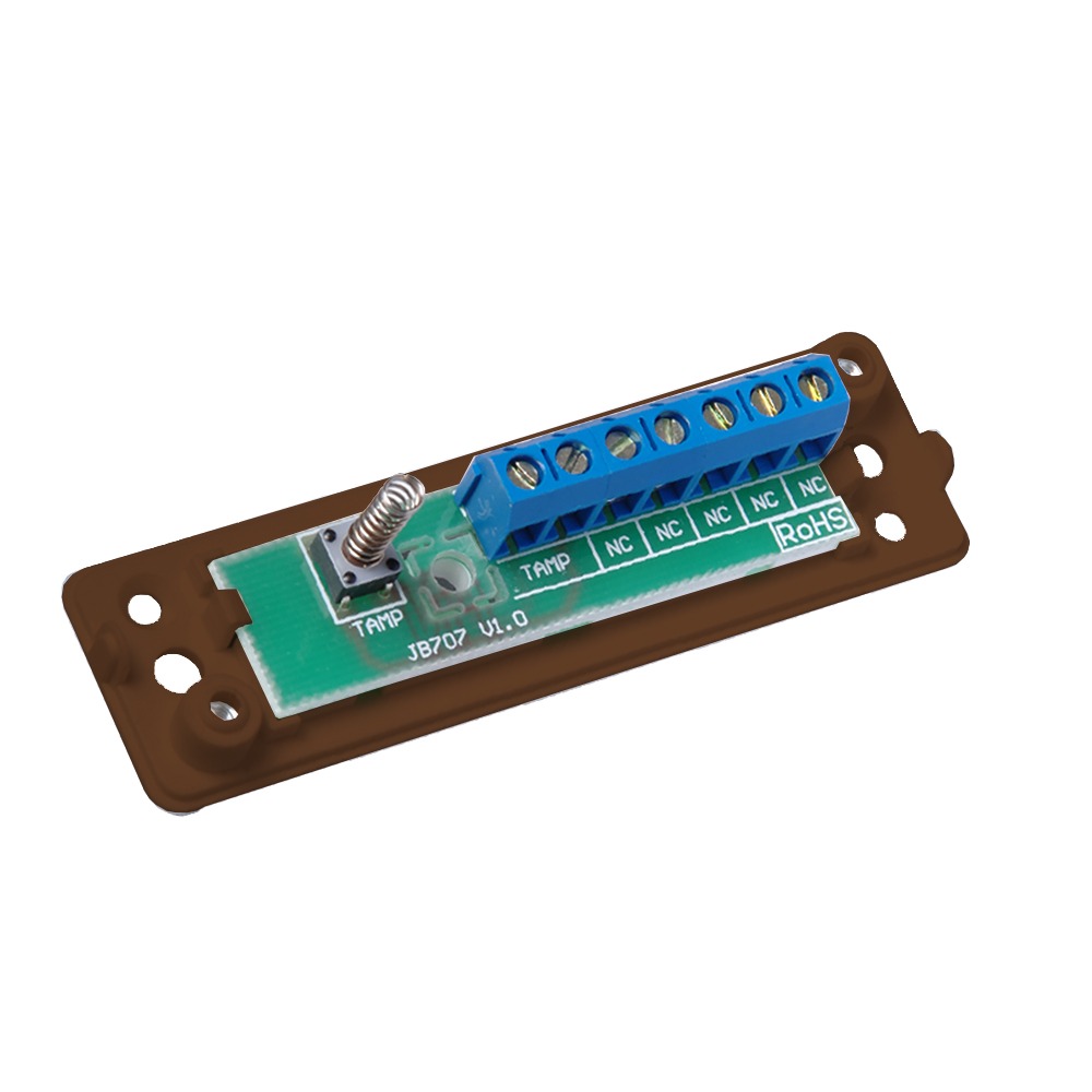 CQR JB707/BR Junction Box | 5 Way | Microswitch Tamper | Brown (LEAD TIME: 2-3 DAYS)