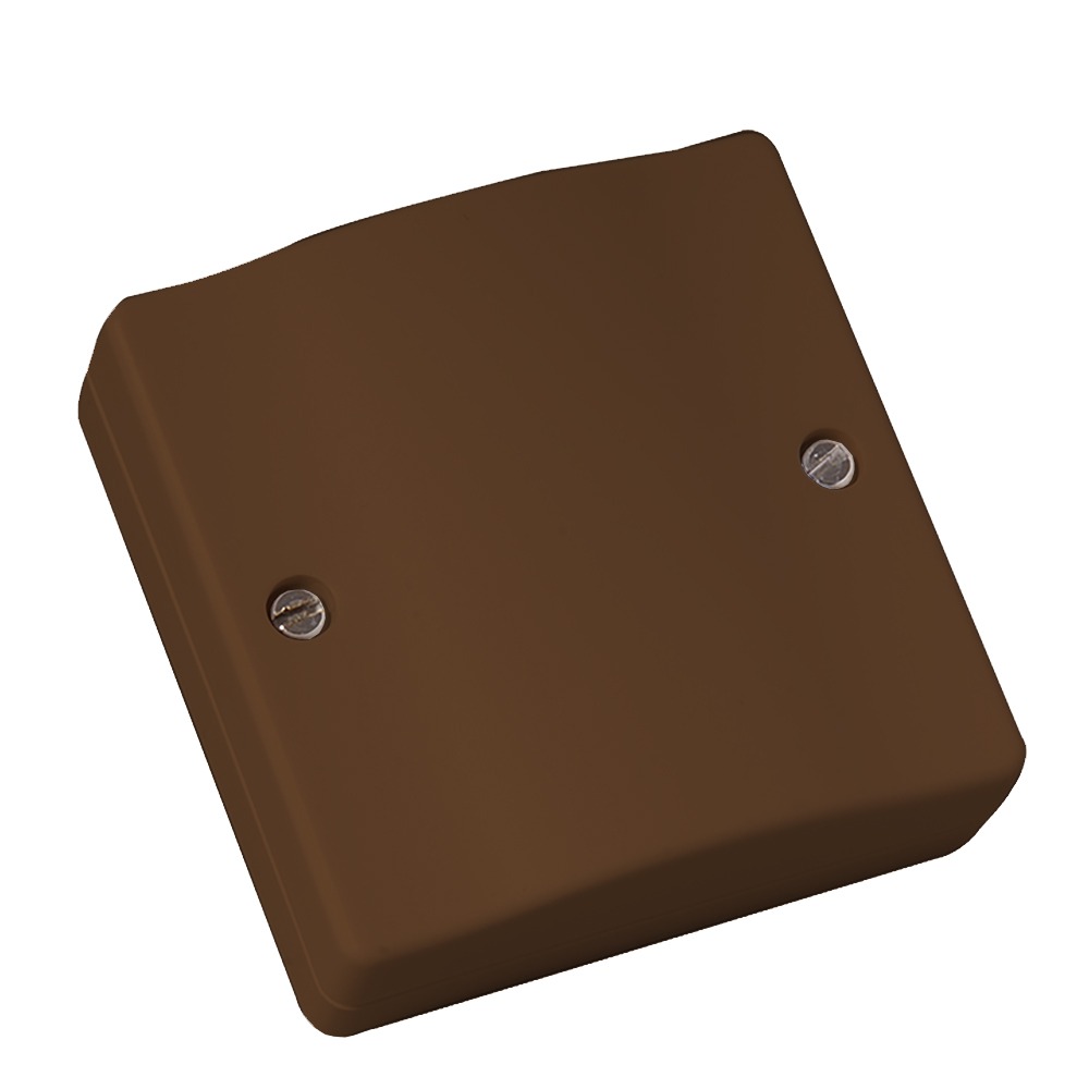 CQR JB727/BR Junction Box | 12 Way | Microswitch Tamper | Brown (LEAD TIME: 2-3 DAYS)