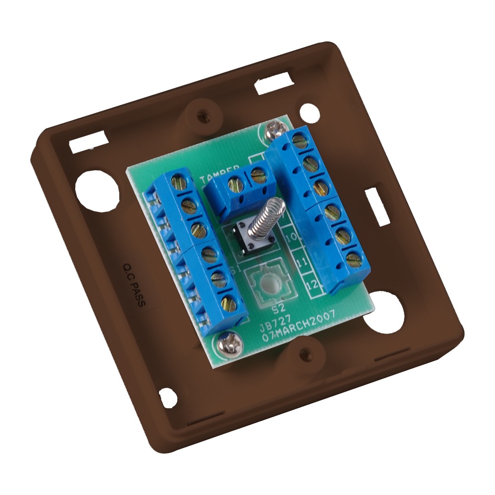 CQR JB727/BR Junction Box | 12 Way | Microswitch Tamper | Brown (LEAD TIME: 2-3 DAYS)