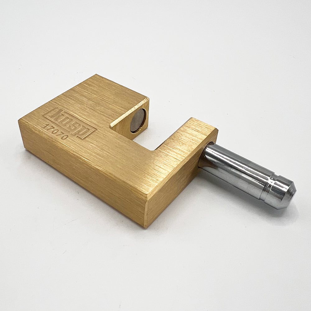 Kasp 170 70mm Closed Shackle Brass Shutter Padlock