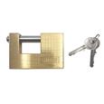 Kasp 170 90mm Closed Shackle Brass Shutter Padlock