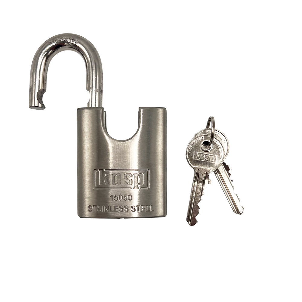 Kasp 150 50mm Closed Shackle Stainless Steel Padlock