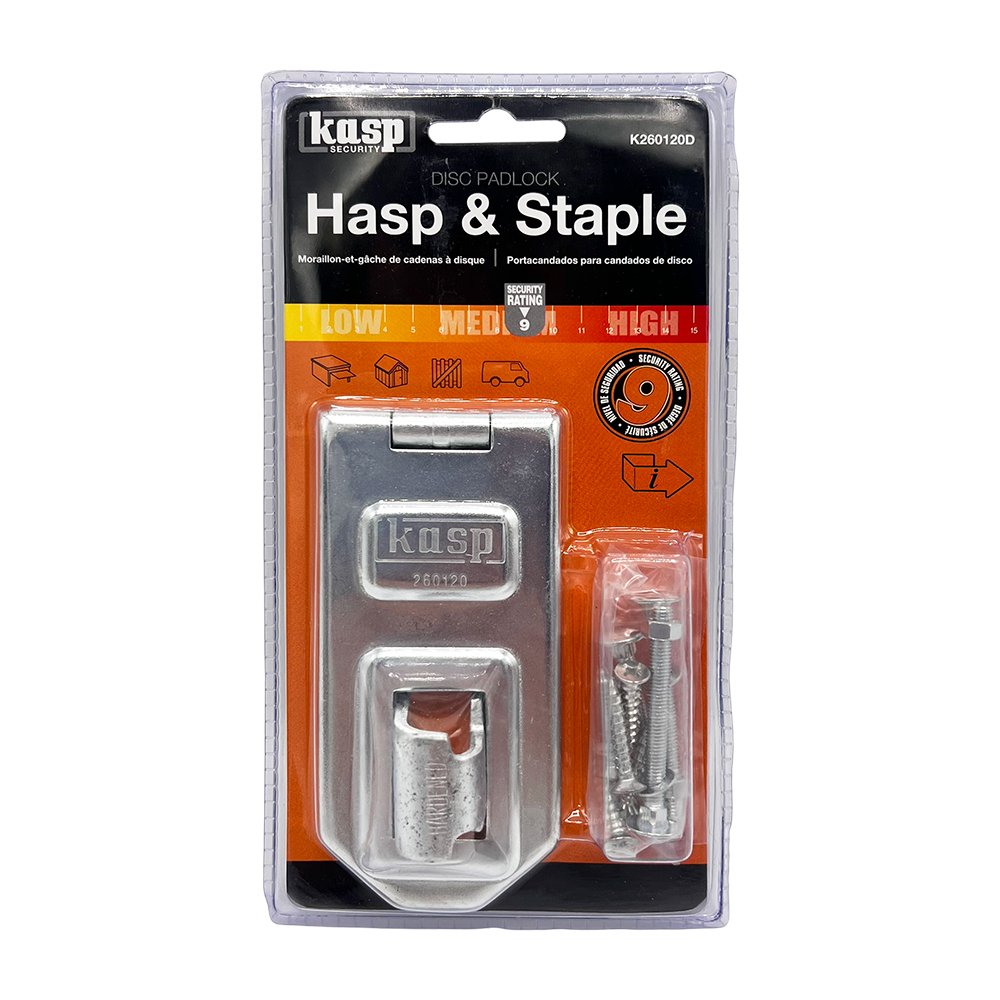 Kasp 260 Hasp and Staple for Disc Lock