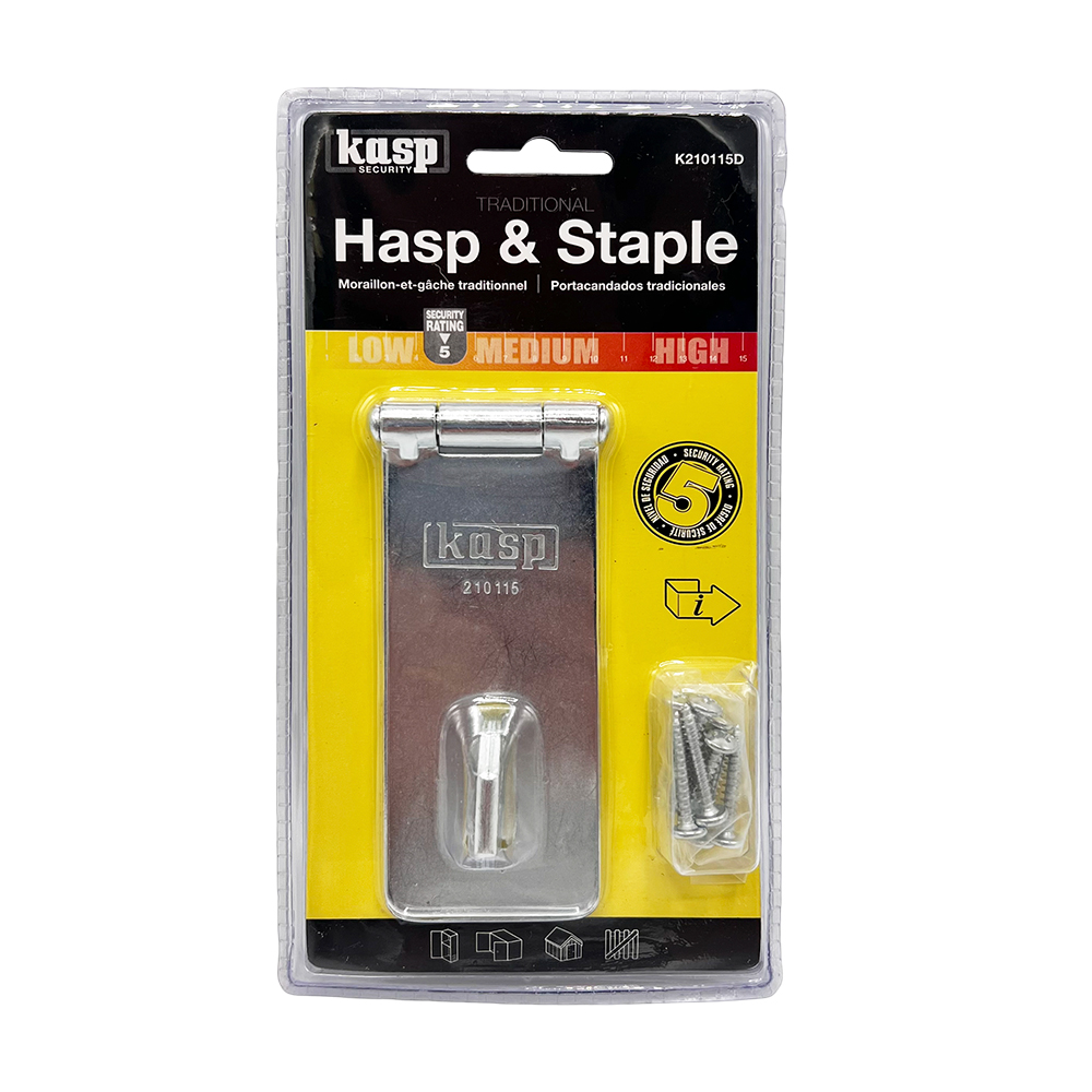 Kasp 210 Traditional Hasp and Staples