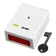 CQR PASP1 Panic Button | Single Push | Grade 1 | White | Key Resettable (LEAD TIME: 2-3 DAYS)