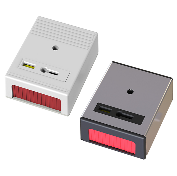 CQR PASP1/SS Panic Button | Single Push | Grade 1 | Stainless Steel | Key Resettable (LEAD TIME: 2-3 DAYS)
