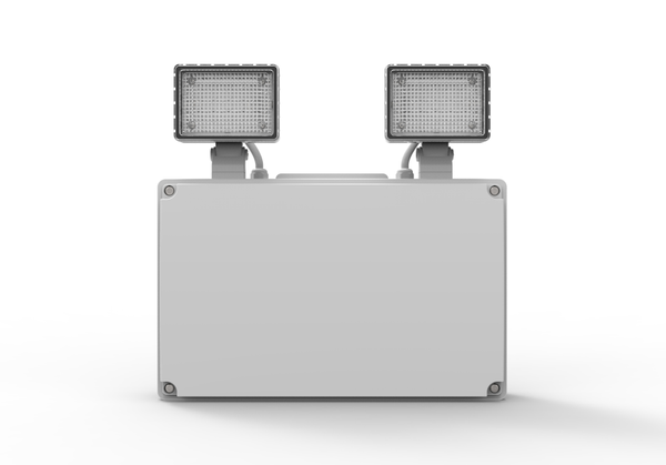 CQR TS/4/NM/WH/865 WHITE - Emergency LED Twin Spot, 2x250lm, IP65 (LEAD TIME: 2-3 DAYS)