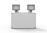 CQR TS/8/ST/WH/865 SELF TEST - H O Emergency LED Twin Spot, 2x500lm, IP65 (LEAD TIME: 2-3 DAYS)