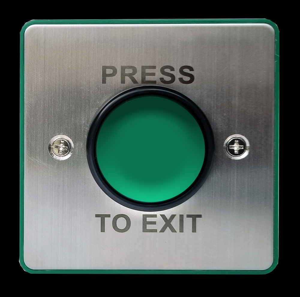 CQR XB/GDC/PTE/GBB Green Dome Collared Button With Green Backbox (LEAD TIME: 2-3 DAYS)