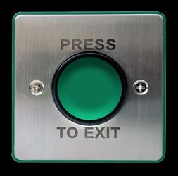 CQR XB/GDC/PTE/GBB Green Dome Collared Button With Green Backbox (LEAD TIME: 2-3 DAYS)