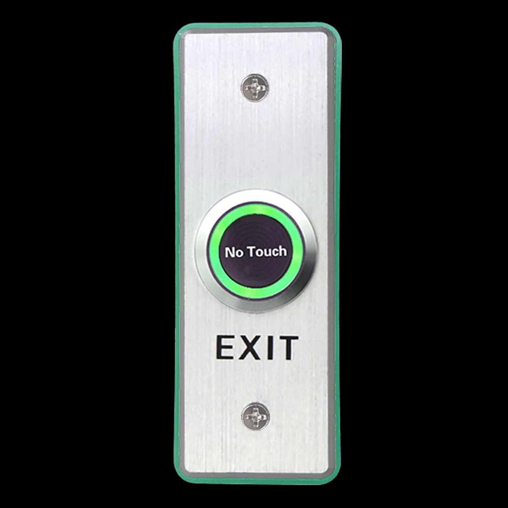 CQR XB/NT40/ALI Architrave Aluminium Touchless Sensor Exit Button (LEAD TIME: 2-3 DAYS)