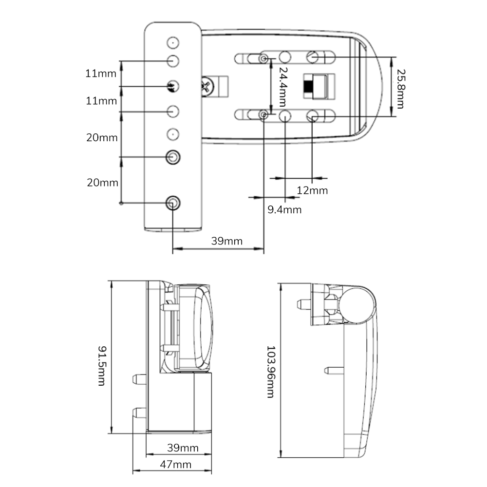 TSS 3D Lift On Flag Hinges for UPVC Doors