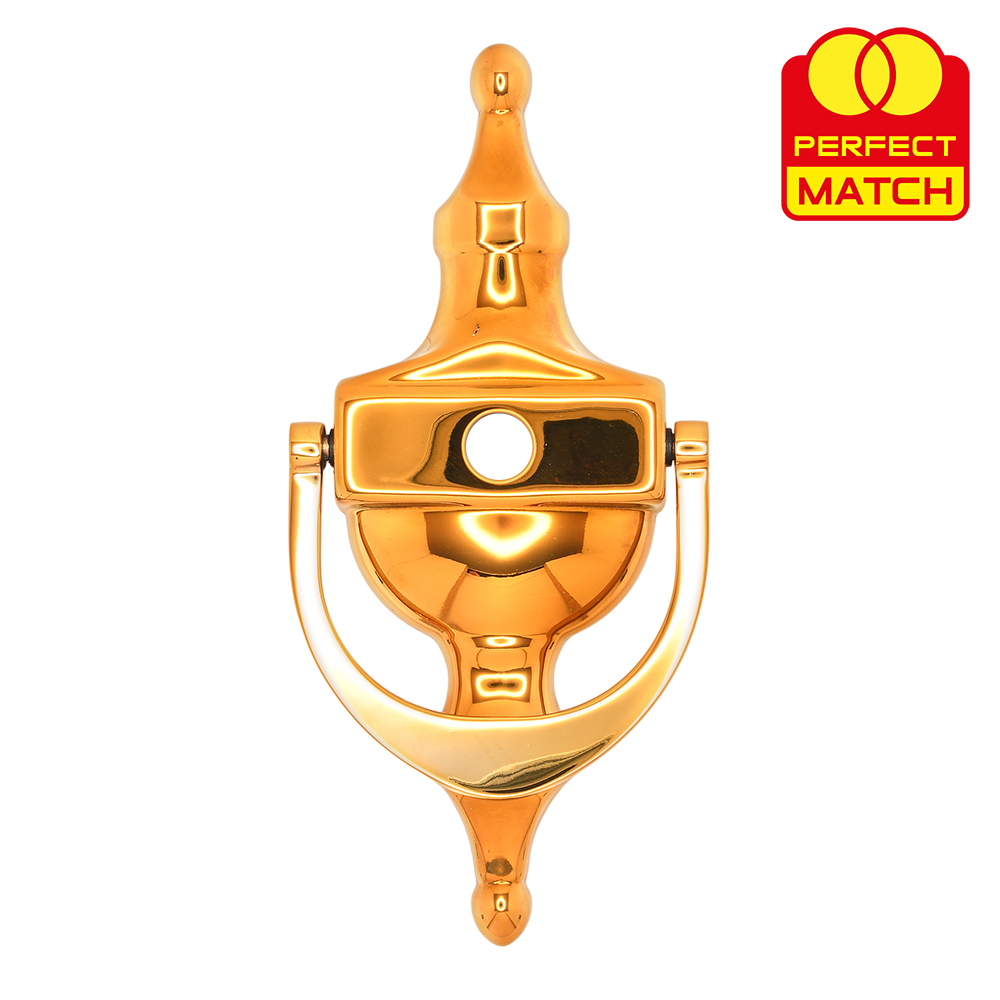 TSS UPVC Door Knockers - With Cut Out For Door Viewer