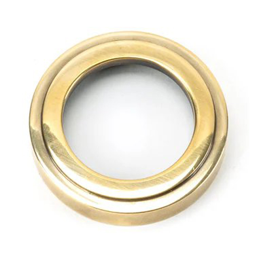 From The Anvil Round Euro Escutcheon - Art Deco (LEAD TIME: 2-3 DAYS)