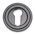 From The Anvil Round Euro Escutcheon - Art Deco (LEAD TIME: 2-3 DAYS)