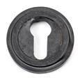From The Anvil Round Euro Escutcheon - Art Deco (LEAD TIME: 2-3 DAYS)