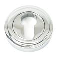 From The Anvil Round Euro Escutcheon - Art Deco (LEAD TIME: 2-3 DAYS)